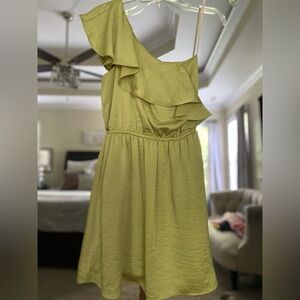 • Bcbgeneration • one shoulder ruffle mini dress